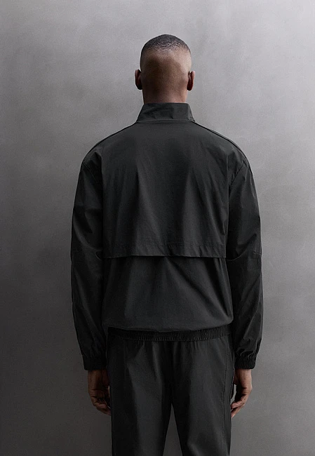 Zara Lightweight Track Jacket Black