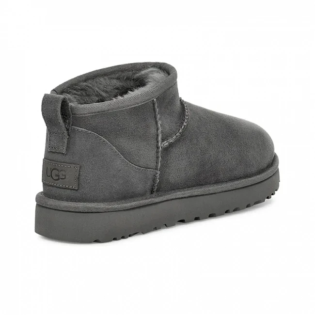 картинка UGG Classic Ultra Mini Grey магазин Одежда+ являющийся официальным дистрибьютором в России 