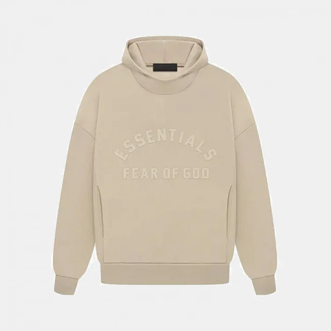 картинка Худи Fear of God Essentials SS23 The Dusty Beige Collection магазин Одежда+ являющийся официальным дистрибьютором в России 