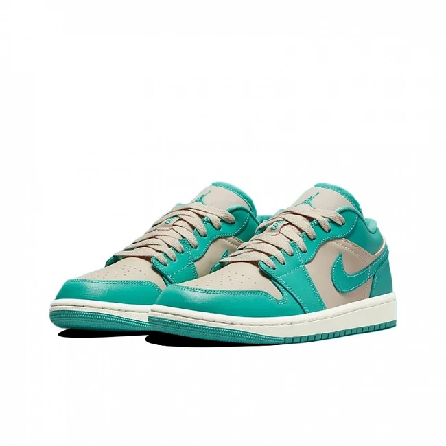 картинка Nike Air Jordan 1 Low "Tropical Teal" магазин Одежда+ являющийся официальным дистрибьютором в России 