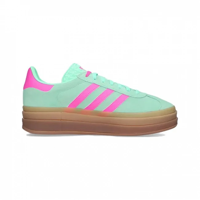 картинка Adidas Gazelle Bold Pulse "Mint Pink" магазин Одежда+ являющийся официальным дистрибьютором в России 