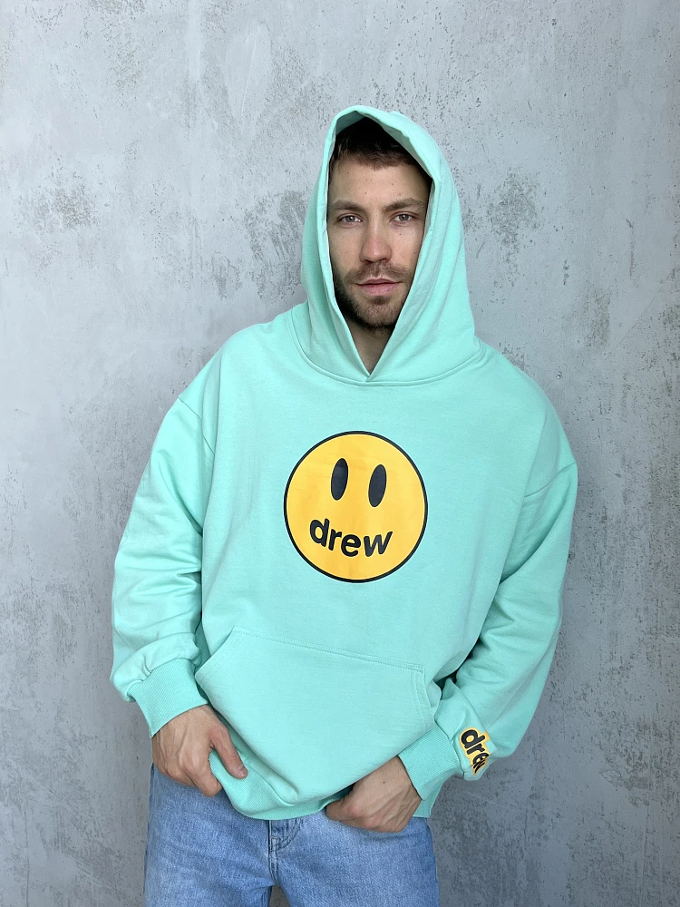 картинка Drew House худи «Smile» мятный от магазина Одежда+