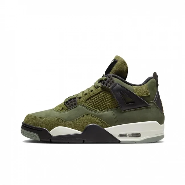 картинка Nike Air Jordan 4 Retro SE "Craft Medium Olive" магазин Одежда+ являющийся официальным дистрибьютором в России 