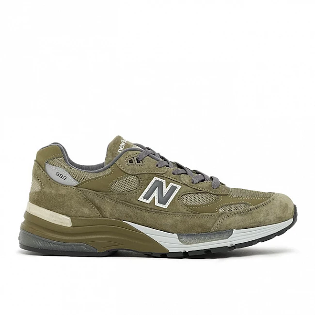 картинка New Balance U992 GL "Dark Camo Made In USA" Green магазин Одежда+ являющийся официальным дистрибьютором в России 