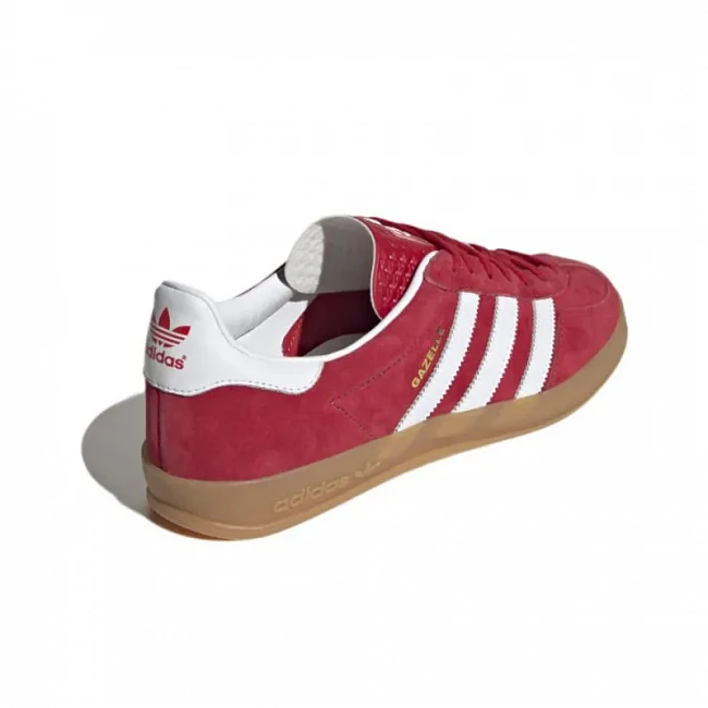картинка Adidas Gazelle "Scarlet Cloud White" магазин Одежда+ являющийся официальным дистрибьютором в России 