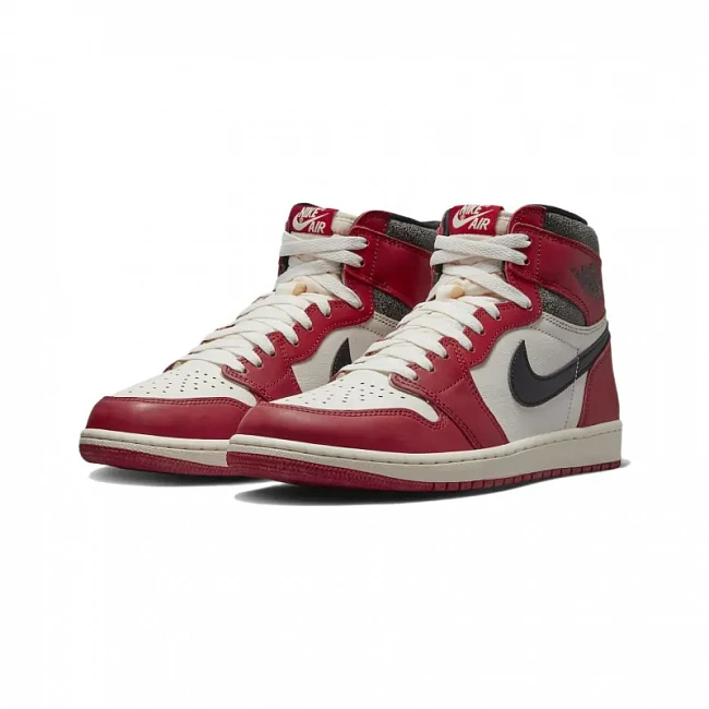 картинка Nike Air Jordan 1 Retro High OG "Chicago Lost and Found" магазин Одежда+ являющийся официальным дистрибьютором в России 