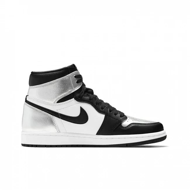 картинка Nike Air Jordan 1 High OG WMNS "Silver Toe" магазин Одежда+ являющийся официальным дистрибьютором в России 