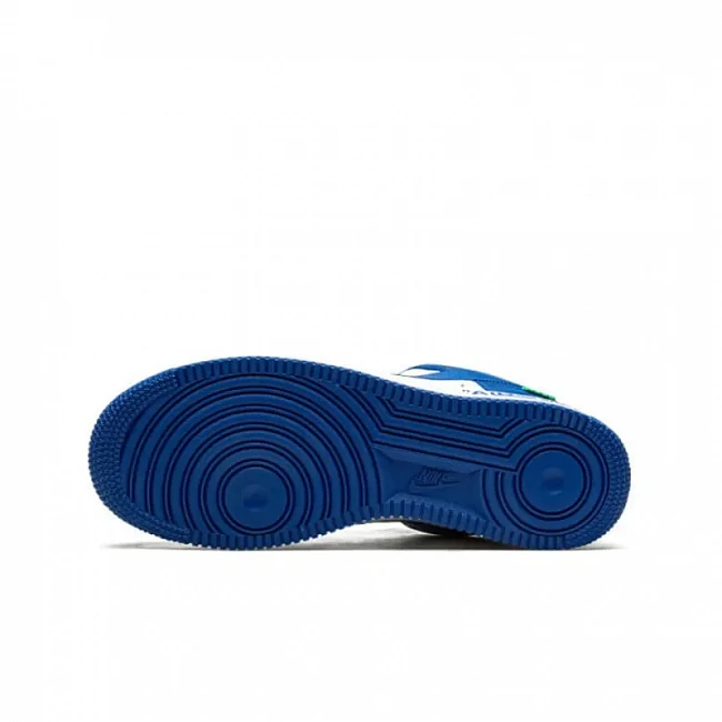 картинка LOUIS VUITTON X Air Force 1 Low By Virgil Abloh 'Blue White' магазин Одежда+ являющийся официальным дистрибьютором в России 