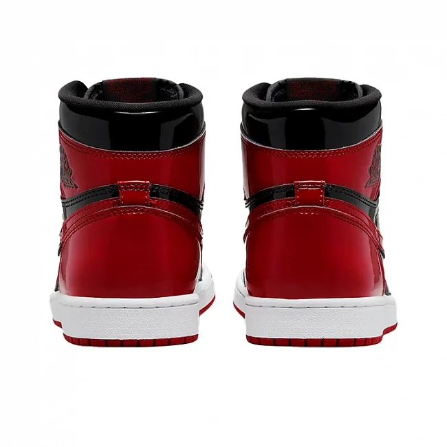 картинка Nike Air Jordan 1 High OG "Bred Patent" магазин Одежда+ являющийся официальным дистрибьютором в России 