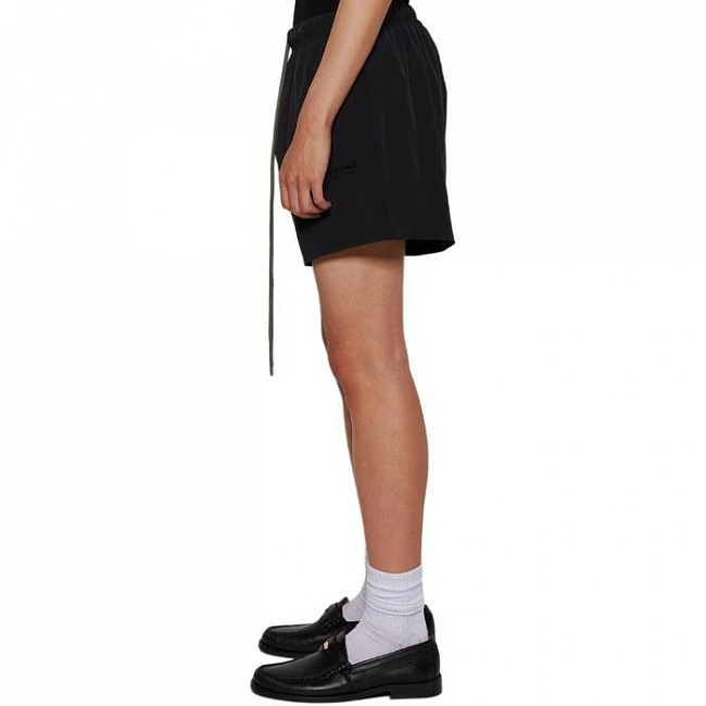 Fear of God Essentials Nylon Running Short SS24 Black
