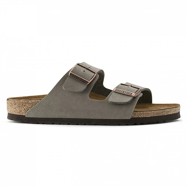 картинка Birkenstock Arizona Nubuck Stone Narrow Fit магазин Одежда+ являющийся официальным дистрибьютором в России 