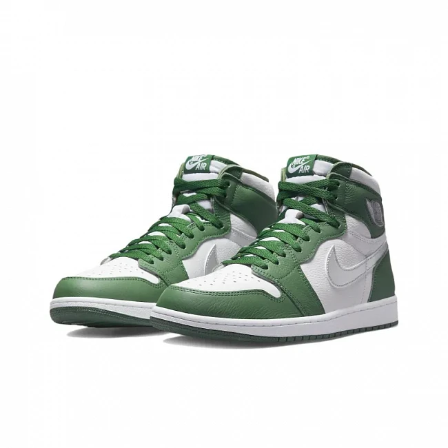 картинка Nike Air Jordan 1 Retro High OG Gorge Green магазин Одежда+ являющийся официальным дистрибьютором в России 
