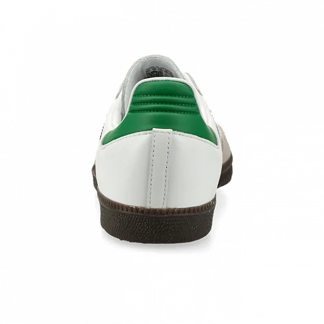 картинка Adidas Samba White Green магазин Одежда+ являющийся официальным дистрибьютором в России 
