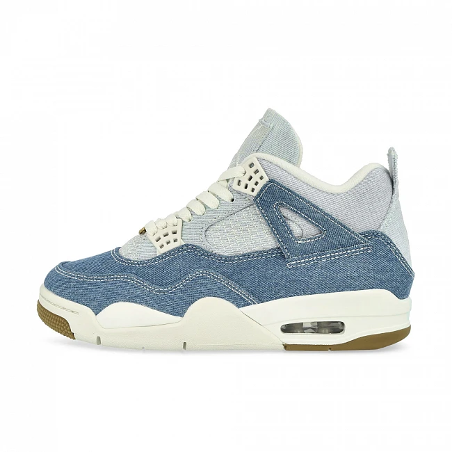 картинка Nike Air Jordan 4 Denim Worn Blue магазин Одежда+ являющийся официальным дистрибьютором в России 