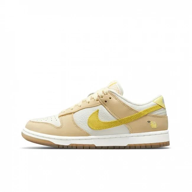 картинка Nike Dunk Low WMNS "Lemon Drop" магазин Одежда+ являющийся официальным дистрибьютором в России 
