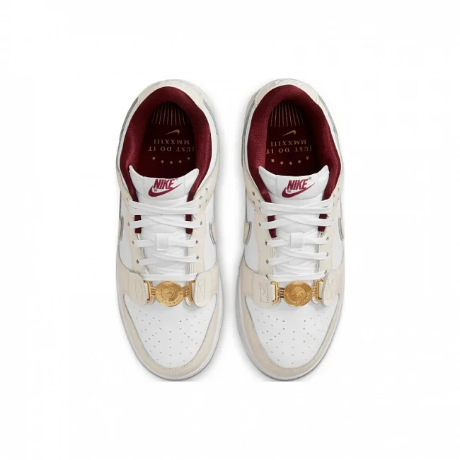 картинка Nike Dunk Low SE Just Do It White Phantom магазин Одежда+ являющийся официальным дистрибьютором в России 