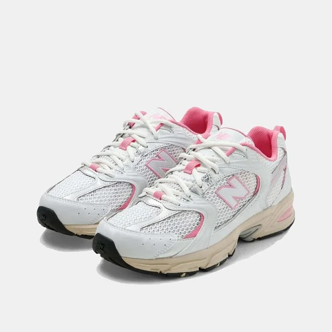 картинка New Balance 530 White Pink Vintage магазин Одежда+ являющийся официальным дистрибьютором в России 