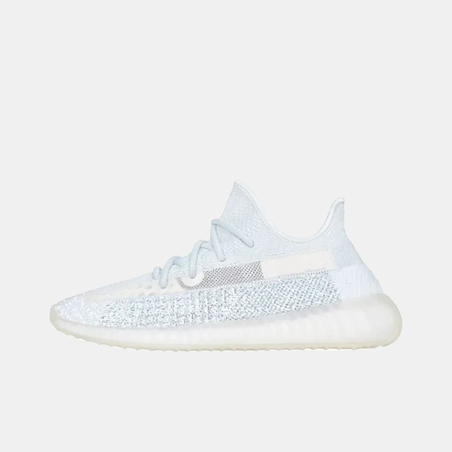 картинка Adidas Yeezy Boost 350 V2 "Cloud White" Reflective магазин Одежда+ являющийся официальным дистрибьютором в России 