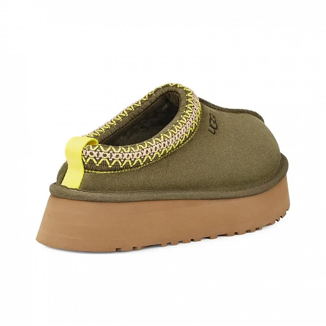 картинка UGG Tazz Slipper Burnt Olive магазин Одежда+ являющийся официальным дистрибьютором в России 
