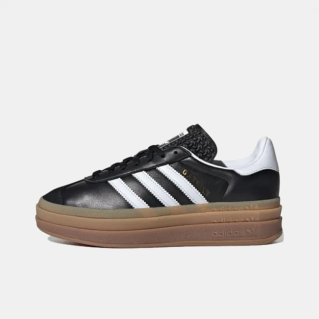 картинка Adidas Gazelle Bold "Core Black" магазин Одежда+ являющийся официальным дистрибьютором в России 