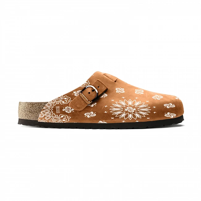 картинка BravestStudios Hazel Suede Paisley Clogs магазин Одежда+ являющийся официальным дистрибьютором в России 