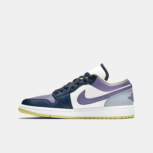 Nike Air Jordan 1 Low Mismatched - Purple Magenta