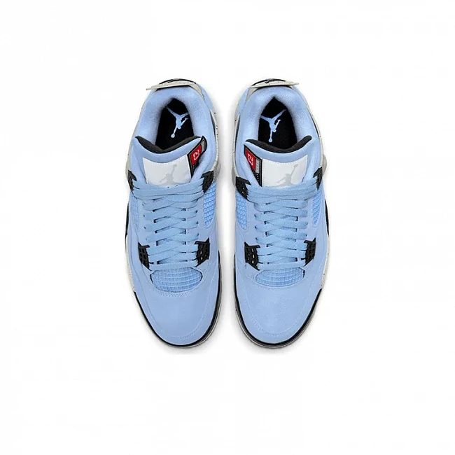 картинка Nike Air Jordan 4 "University Blue" магазин Одежда+ являющийся официальным дистрибьютором в России 