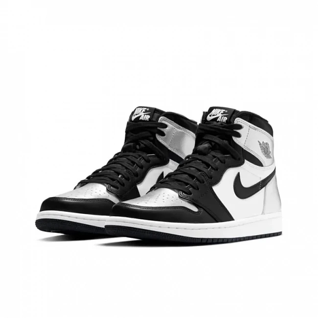 картинка Nike Air Jordan 1 High OG WMNS "Silver Toe" магазин Одежда+ являющийся официальным дистрибьютором в России 