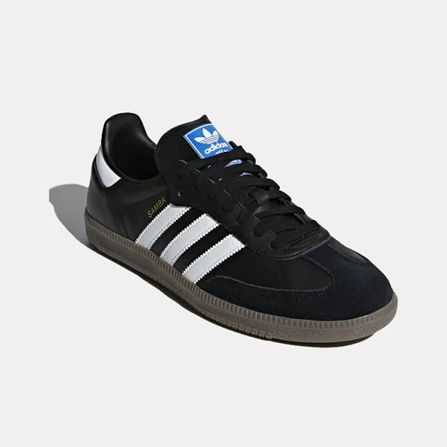 картинка Adidas Samba Black White Gum магазин Одежда+ являющийся официальным дистрибьютором в России 