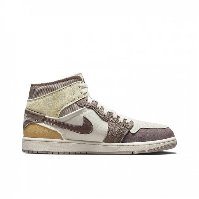 картинка Nike Air Jordan 1 Mid Se Craft Taupe Haze магазин Одежда+ являющийся официальным дистрибьютором в России 