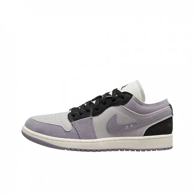 картинка Nike Air Jordan 1 Low Se Craft Inside Out Cement Grey магазин Одежда+ являющийся официальным дистрибьютором в России 