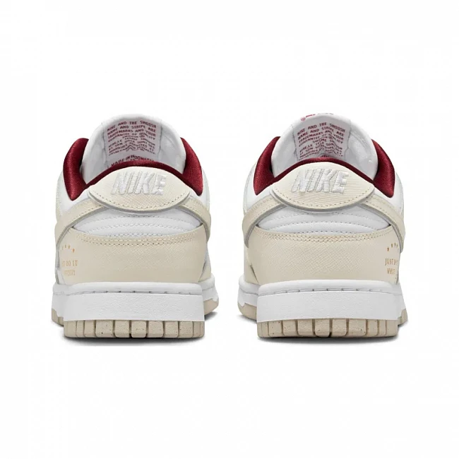 картинка Nike Dunk Low SE Just Do It White Phantom магазин Одежда+ являющийся официальным дистрибьютором в России 