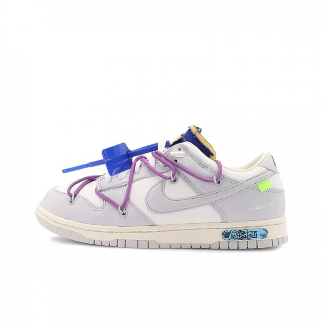 картинка Nike Dunk Low Off-White "Lot 48 of 50" магазин Одежда+ являющийся официальным дистрибьютором в России 