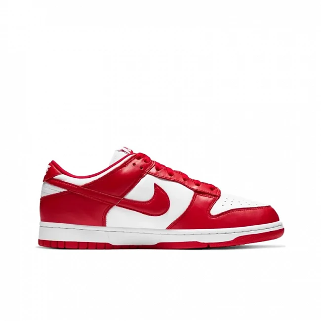 картинка Nike Dunk Low Retro "University Red" магазин Одежда+ являющийся официальным дистрибьютором в России 