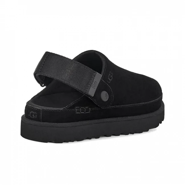 картинка UGG Goldenstar Clog Black магазин Одежда+ являющийся официальным дистрибьютором в России 