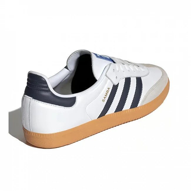 картинка Adidas Samba Og White Night Indigo Gum магазин Одежда+ являющийся официальным дистрибьютором в России 