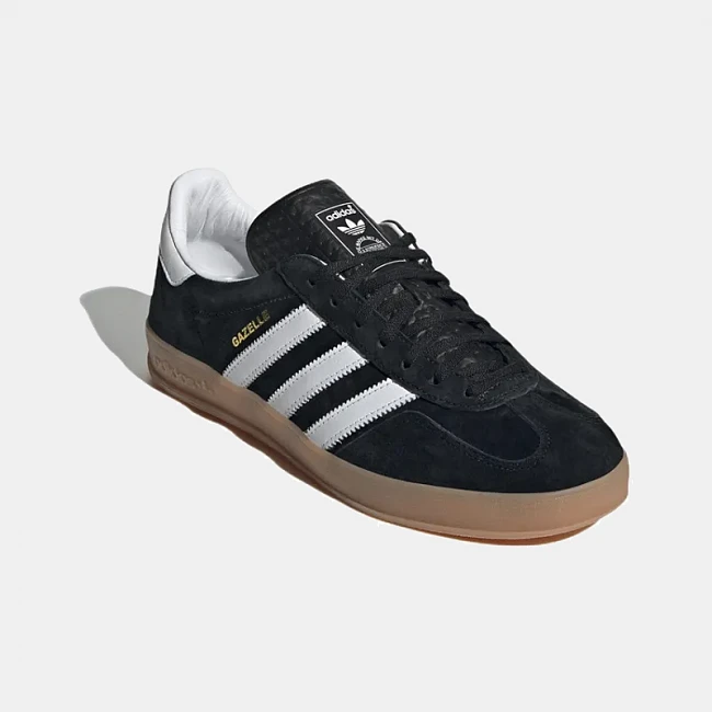картинка Adidas Gazelle "Black White Gum" магазин Одежда+ являющийся официальным дистрибьютором в России 