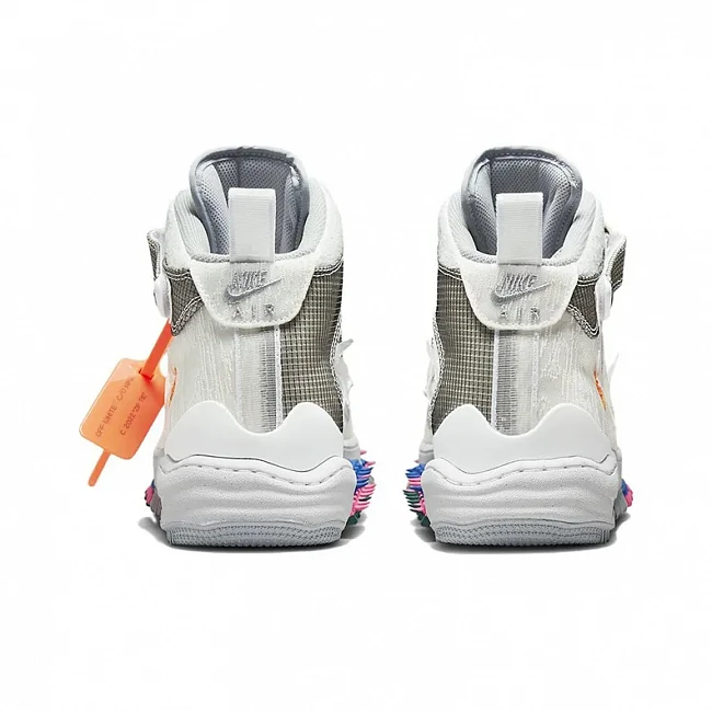 картинка Nike Air Force 1 Mid Off-White White магазин Одежда+ являющийся официальным дистрибьютором в России 