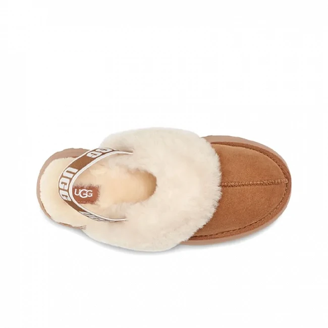 картинка UGG Funkette Slipper Chestnut магазин Одежда+ являющийся официальным дистрибьютором в России 