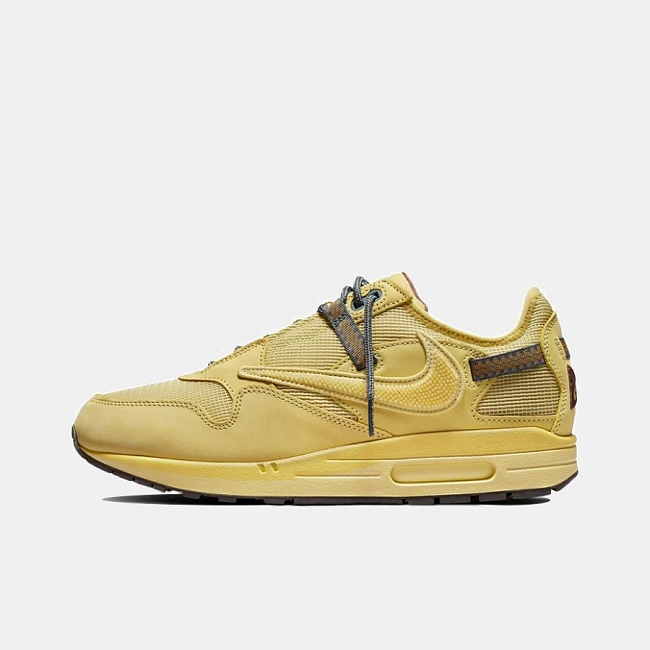 картинка Nike Air Max 1 х Travis Scott Saturn Gold магазин Одежда+ являющийся официальным дистрибьютором в России 
