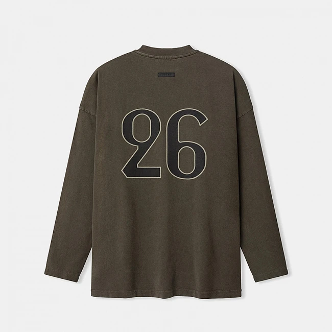 Fear of God Athletics Heavy Jersey Long Sleeve Tee Vintage Olive