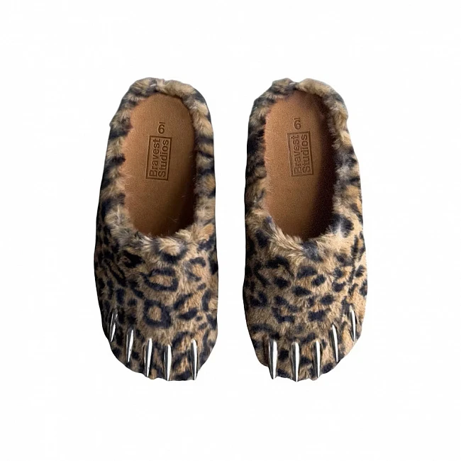 картинка Bravest Studios Leopard Claw Mule магазин Одежда+ являющийся официальным дистрибьютором в России 