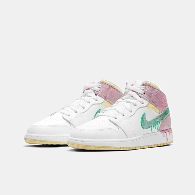 Nike Air Jordan 1 Mid Paint Drip Ice Cream