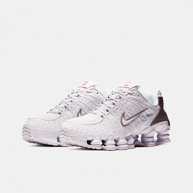 Nike Shox TL White / Metallic Silver