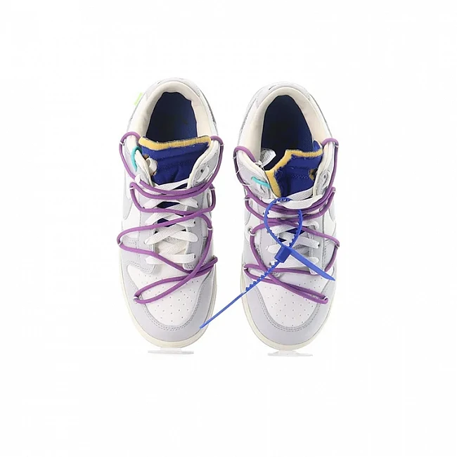 картинка Nike Dunk Low Off-White "Lot 48 of 50" магазин Одежда+ являющийся официальным дистрибьютором в России 