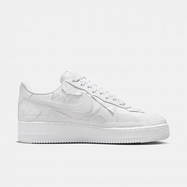 картинка Nike Air Force 1 Low Billie Triple White магазин Одежда+ являющийся официальным дистрибьютором в России 