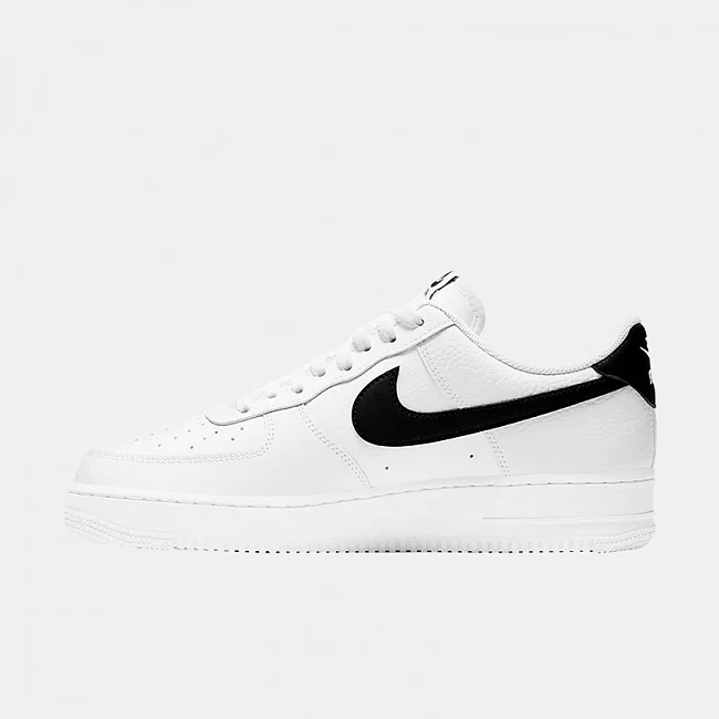 картинка Nike Air Force 1 '07 Shoes White Black магазин Одежда+ являющийся официальным дистрибьютором в России 