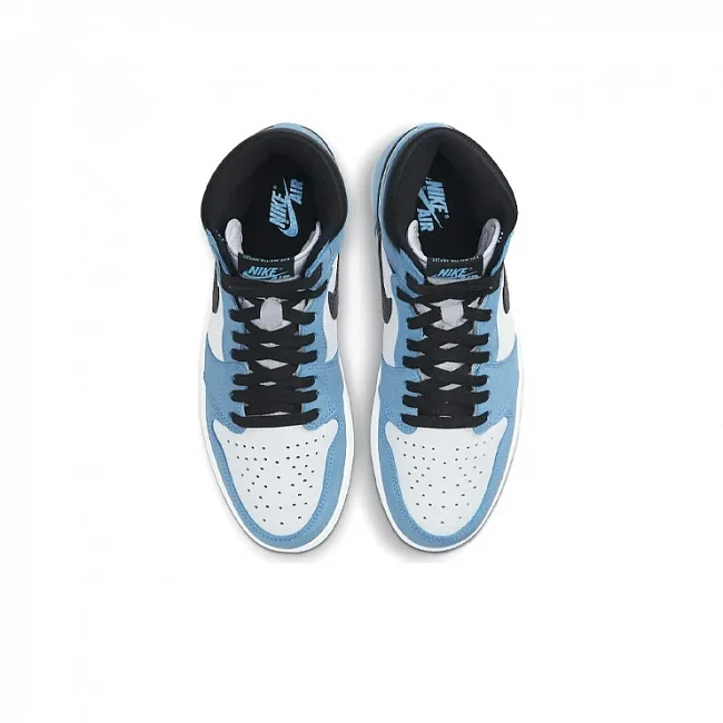 картинка Nike Air Jordan 1 Retro High "University Blue" магазин Одежда+ являющийся официальным дистрибьютором в России 