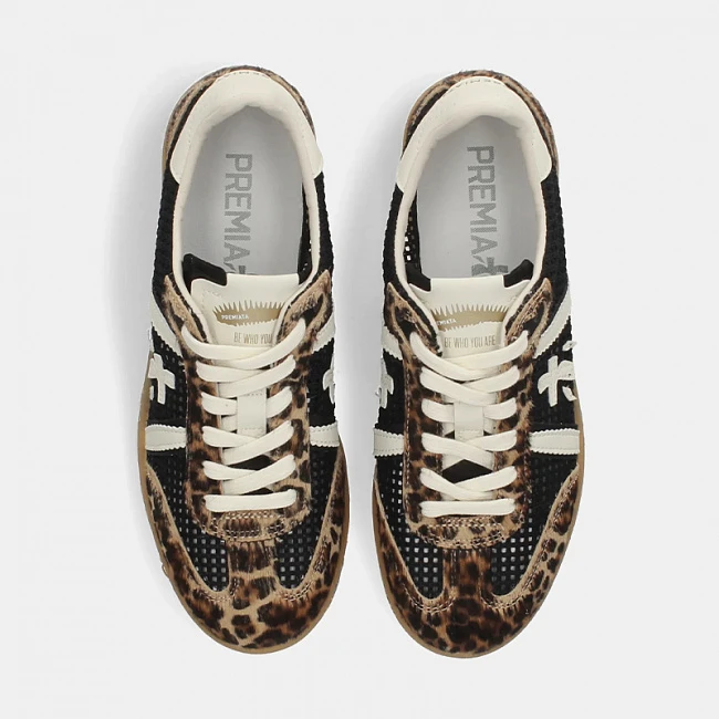 Premiata Bonnied 8200 Black / Animal Print