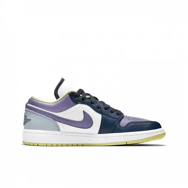 картинка Nike Air Jordan 1 Low "Mismatched - Purple Magenta" магазин Одежда+ являющийся официальным дистрибьютором в России 